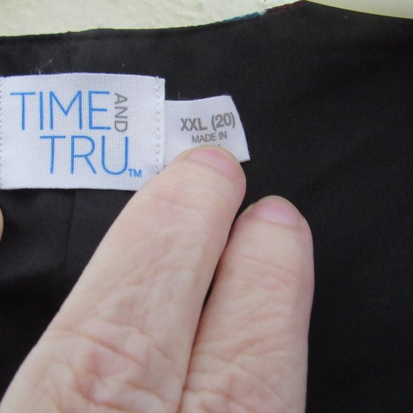 Time and Tru  Floral dress Size XXL/20 - Picture 3 of 7